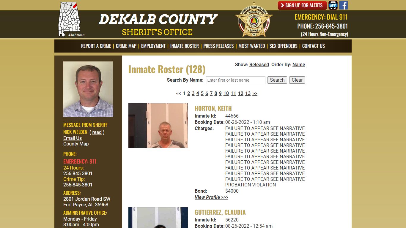 Inmate Roster - DeKalb County Sheriff's Office